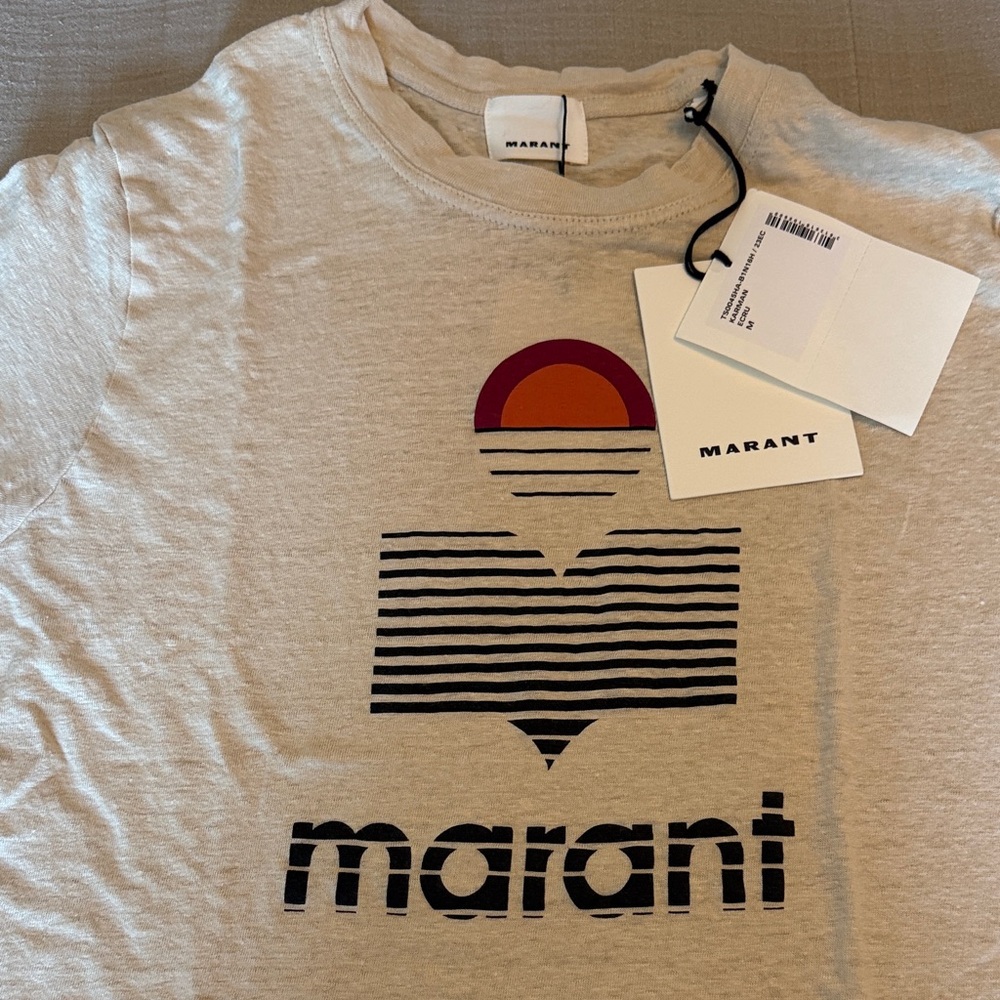 Isabel Marant Karman Ecru T-Shirt